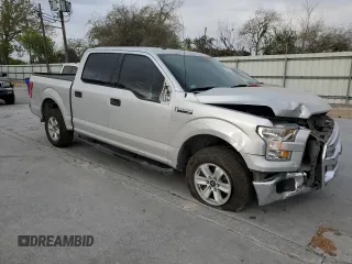 2017 Ford F-150 XL with VIN 1FTEW1C84HKD00930, listed as a Copart auction lot 50089925 with 190,000 mi miles and Salvage Title. Bid and sale history available at carsss.com. Image 4.