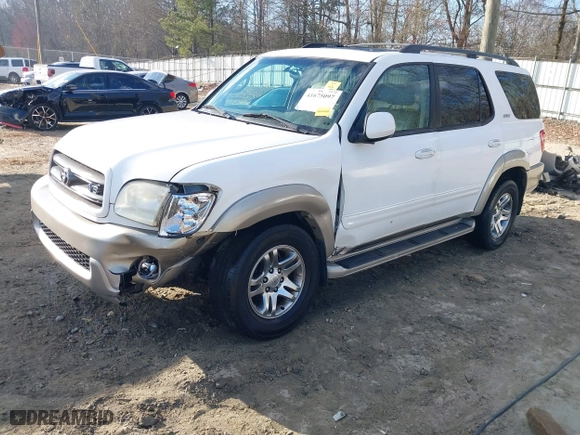 2004 Toyota Sequoia SR5 with VIN 5TDZT34A24S213103, listed as a IAAI auction lot 41675097 with 225,509 mi miles. Bid and sale history available at carsss.com. Image 17.