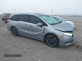 2021 Honda Odyssey Elite z VIN 5FNRL6H99MB019349, wystawiony jako IAAI lot #41869977 z przebiegiem 66 450 mil mil oraz . Historia ofert i sprzedaży dostępna na DreamBid. Obrazek 1.