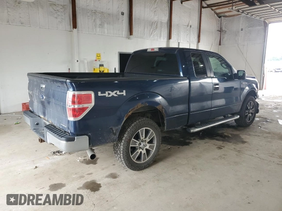 2013 Ford F-150 XL with VIN 1FTFX1EF0DFD99679, listed as a Copart auction lot 57461065 with 216,138 mi miles and Salvage title. Bid and sale history available at DreamBid. Image 3.