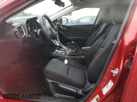 2016 Mazda 3 i Touring with VIN 3MZBM1L76GM319998, listed as a Copart auction lot 52292625 with 67,784 mi miles and Salvage title. Bid and sale history available at DreamBid. Image 7.