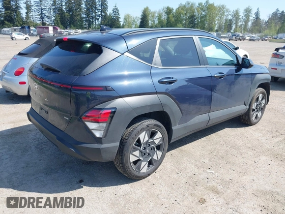 2024 Hyundai Kona SEL with VIN KM8HBCAB2RU133634, listed as a IAAI auction lot 42116645 with 14,248 mi miles. Bid and sale history available at carsss.com. Image 4.