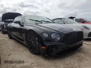 2024 Bentley Continental GT with VIN SCBDT4ZG5RC014894, listed as a Copart auction lot 74459704 with Not Provided miles and Non Repairable. Bid and sale history available at DreamBid. Image 4.