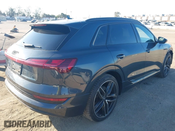 2019 Audi e-tron Prestige with VIN WA1VAAGE6KB016070, listed as a IAAI auction lot 42655490 with 78,384 mi miles and . Bid and sale history available at DreamBid. Image 4.