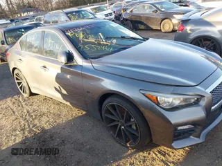 2014 Infiniti Q50 Sport with VIN JN1BV7AR0EM689590, listed as a IAAI auction lot 41766451 with Not Provided miles and . Bid and sale history available at DreamBid. Image 6.
