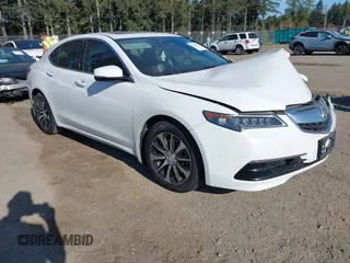 2015 Acura TLX Tech with VIN 19UUB1F57FA022666, listed as a IAAI auction lot 42090510 with 99,243 mi miles. Bid and sale history available at carsss.com. Image 1.