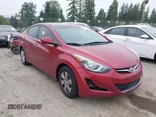 2016 Hyundai Elantra SE z VIN 5NPDH4AE3GH789527, wystawiony jako IAAI lot #42441097 z przebiegiem 197 608 mil mil oraz . Historia ofert i sprzedaży dostępna na DreamBid. Obrazek 1.