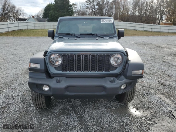 2024 Jeep Wrangler Sport with VIN 1C4PJXDG0RW332722, listed as a Copart auction lot 85292724 with 8,066 mi miles and Salvage Title. Bid and sale history available at carsss.com. Image 5.