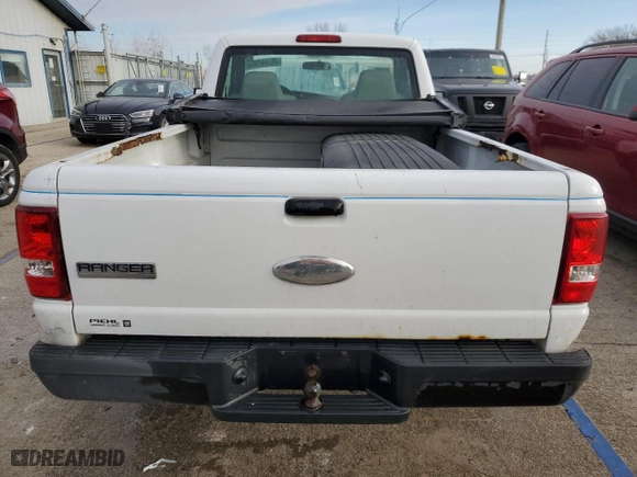 2008 Ford Ranger XL with VIN 1FTYR10D58PB10322, listed as a Copart auction lot 49266245 with 155,954 mi miles and Salvage Title. Bid and sale history available at carsss.com. Image 6.