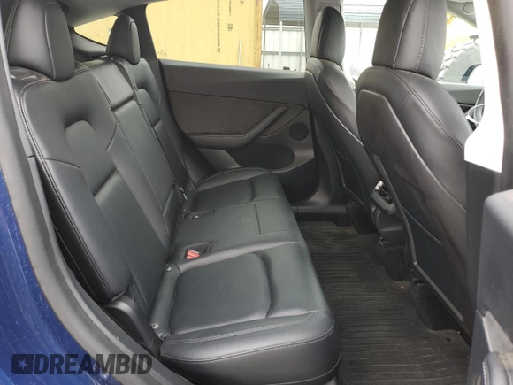 2021 Tesla Model Y Long Range with VIN 5YJYGDEEXMF213376, listed as a Copart auction lot 39659674 with 76,110 mi miles and Salvage Title. Bid and sale history available at DreamBid. Image 10.
