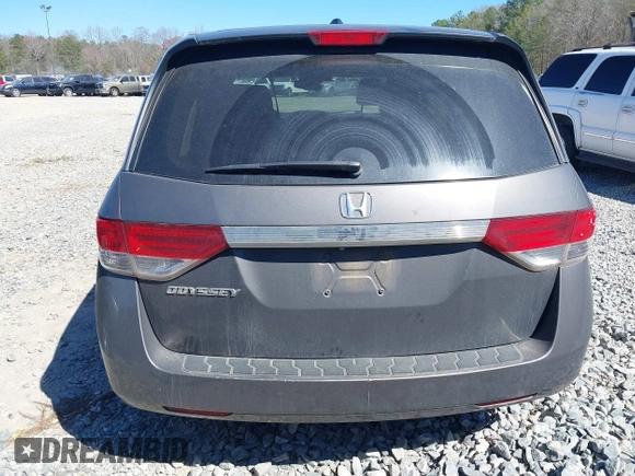 2014 Honda Odyssey EX-L with VIN 5FNRL5H61EB014695, listed as a IAAI auction lot 41694860 with 261,265 mi miles and . Bid and sale history available at DreamBid. Image 16.