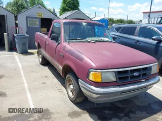 1993 Ford Ranger Splash with VIN 1FTCR10A0PTA25958, listed as a IAAI auction lot 42196578 with 9,001 mi miles and . Bid and sale history available at carsss.com. Image 1.