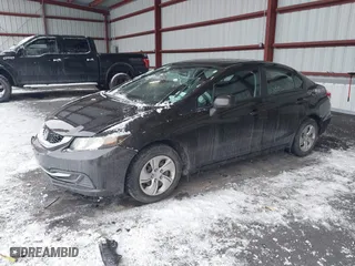 2013 Honda Civic Sdn LX with VIN 2HGFB2F57DH530066, listed as a IAAI auction lot 41181686 with 193,463 mi miles. Bid and sale history available at carsss.com. Image 17.