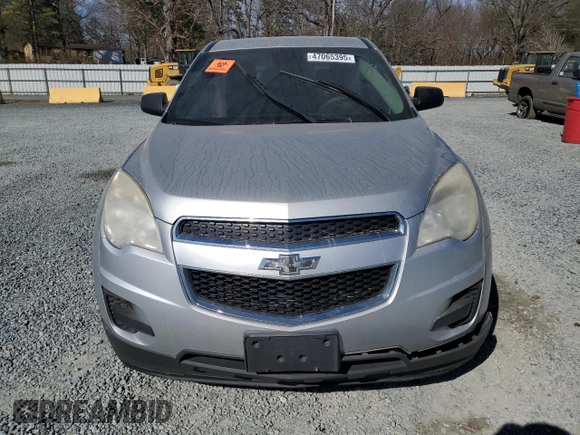 2013 Chevrolet Equinox LS with VIN 1GNALBEK6DZ105524, listed as a Copart auction lot 47065395 with Not Provided miles and Salvage Title. Bid and sale history available at DreamBid. Image 5.