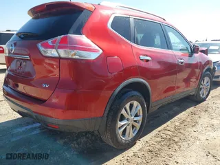 2015 Nissan Rogue S with VIN KNMAT2MT3FP515442, listed as a IAAI auction lot 41856422 with 105,939 mi miles. Bid and sale history available at carsss.com. Image 4.