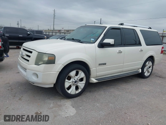 2007 Ford Expedition EL Limited with VIN 1FMFK19537LA89141, listed as a IAAI auction lot 41583578 with 232,462 mi miles. Bid and sale history available at carsss.com. Image 2.