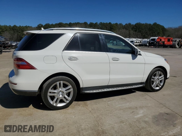 2014 Mercedes-Benz M 350 with VIN 4JGDA2EB5EA356347, listed as a Copart auction lot 46631435 with 135,332 mi miles and Clean Title. Bid and sale history available at DreamBid. Image 3.