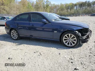 2011 BMW 3 Series 328i xDrive with VIN WBAPK5G51BNN51791, listed as a Copart auction lot 53617095 with 109,988 mi miles and Salvage Title. Bid and sale history available at carsss.com. Image 4.