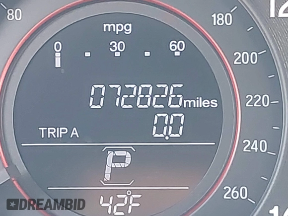 2016 Honda Accord Sport with VIN 1HGCR2F50GA175811, listed as a IAAI auction lot 41920626 with 72,826 mi miles and . Bid and sale history available at DreamBid. Image 15.