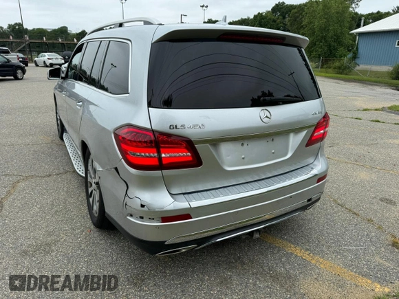 2017 Mercedes-Benz GLS 450 with VIN 4JGDF6EE0HA770126, listed as a Copart auction lot 73092714 with 124,664 mi miles and Clean Title. Bid and sale history available at DreamBid. Image 3.