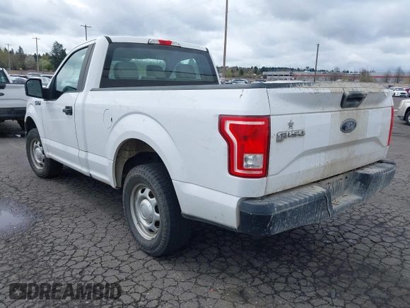 2017 Ford F-150 XL with VIN 1FTMF1C86HKD60722, listed as a IAAI auction lot 41921827 with 125,622 mi miles. Bid and sale history available at carsss.com. Image 3.