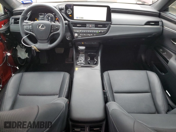 2023 Lexus ES with VIN 58ADA1C19PU030615, listed as a Copart auction lot 47128225 with 16,923 mi miles and Salvage Title. Bid and sale history available at carsss.com. Image 8.