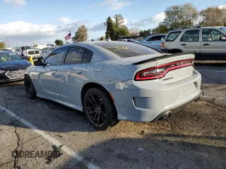 2022 Dodge Charger Scat Pack with VIN 2C3CDXGJ3NH204128, listed as a Copart auction lot 45565495 with 27,130 mi miles and Salvage Title. Bid and sale history available at carsss.com. Image 2.