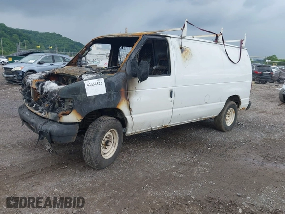 2005 Ford Econoline Cargo with VIN 1FTNE24L05HB25547, listed as a IAAI auction lot 42434522 with Not provided miles and . Bid and sale history available at DreamBid. Image 2.