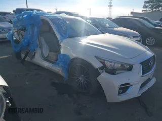 2019 Infiniti Q50 Luxe z VIN JN1EV7APXKM515016, wystawiony jako IAAI lot #41356797 z przebiegiem 127 086 mil mil oraz . Historia ofert i sprzedaży dostępna na DreamBid. Obrazek 1.