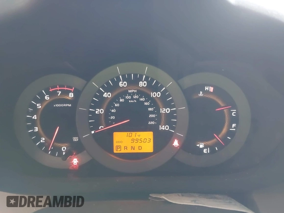 2012 Toyota RAV4 with VIN 2T3BF4DV6CW201969, listed as a IAAI auction lot 42570412 with 99,503 mi miles and . Bid and sale history available at DreamBid. Image 7.