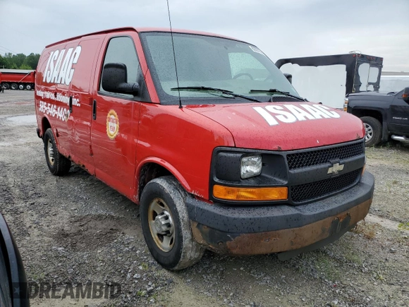 2010 Chevrolet Express Cargo with VIN 1GCZGFBA4A1136638, listed as a Copart auction lot 62981635 with 171,436 mi miles and Clean title. Bid and sale history available at DreamBid. Image 4.
