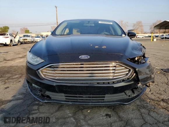 2017 Ford Fusion S with VIN 3FA6P0G75HR180263, listed as a Copart auction lot 43264345 with 105,020 mi miles and Salvage Title. Bid and sale history available at DreamBid. Image 5.