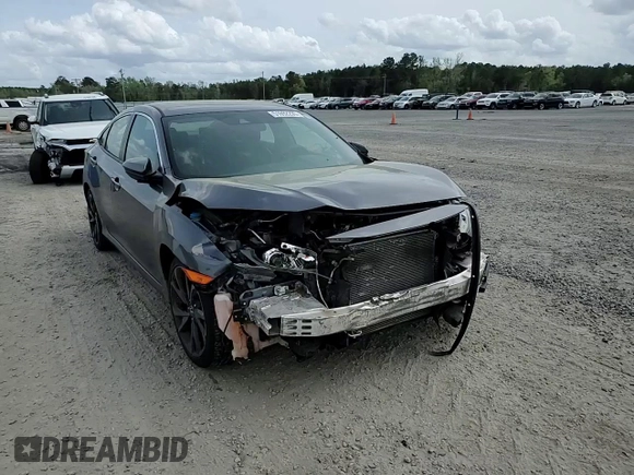 2020 Honda Civic Sedan Sport with VIN 2HGFC2F86LH526581, listed as a Copart auction lot 51692295 with 38,778 mi miles and Salvage Title. Bid and sale history available at carsss.com. Image 11.