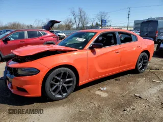 2020 Dodge Charger SXT with VIN 2C3CDXBG2LH200192, listed as a Copart auction lot 52321355 with 54,104 mi miles and Salvage Title. Bid and sale history available at carsss.com. Image 1.