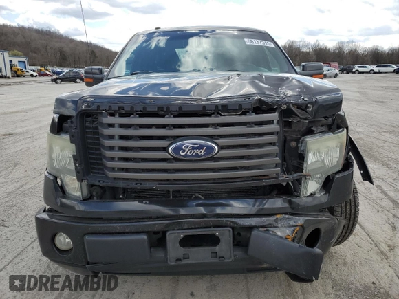 2010 Ford F-150 XL with VIN 1FTFW1CV0AKE33166, listed as a Copart auction lot 50137315 with 234,532 mi miles and Salvage Title. Bid and sale history available at carsss.com. Image 5.