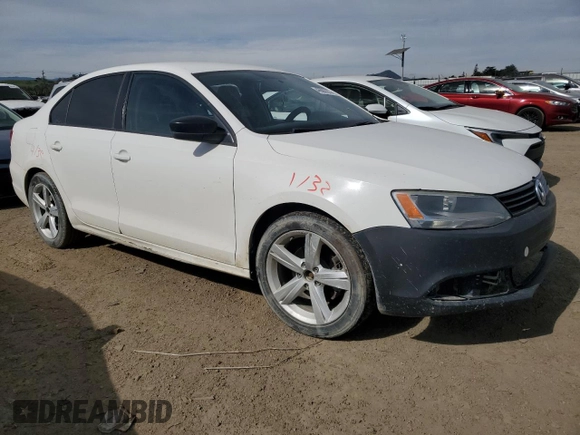 2011 Volkswagen Jetta Sedan S with VIN 3VW2K7AJ8BM334700, listed as a Copart auction lot 46683225 with 195,121 mi miles and Salvage Title. Bid and sale history available at carsss.com. Image 4.