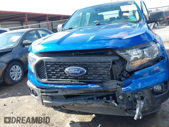 2019 Ford Ranger XL with VIN 1FTER4FH9KLB20431, listed as a IAAI auction lot 41537894 with 37,573 mi miles. Bid and sale history available at carsss.com. Image 6.