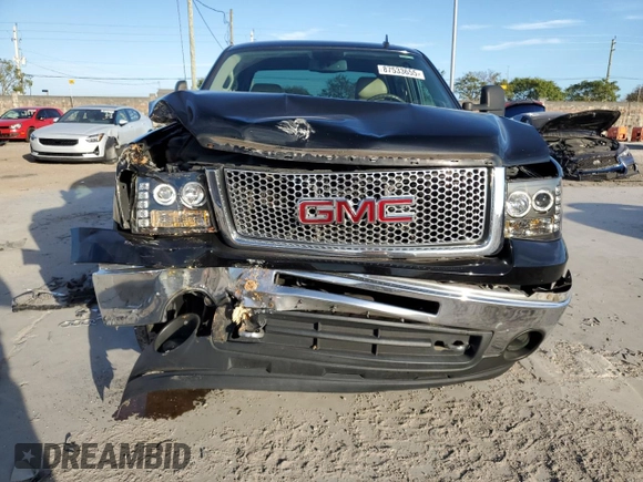2010 GMC Sierra 1500 SLT with VIN 3GTRCWE03AG287390, listed as a Copart auction lot 87533655 with 163,253 mi miles and Salvage title. Bid and sale history available at DreamBid. Image 5.