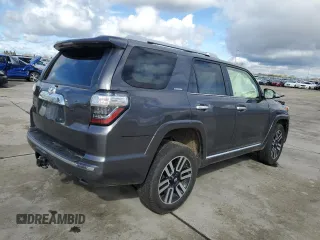 2021 Toyota 4Runner Limited with VIN JTEKU5JR3M5877545, listed as a Copart auction lot 49005505 with 105,372 mi miles and Salvage title. Bid and sale history available at DreamBid. Image 3.