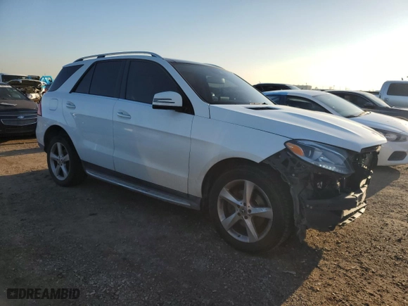 2018 Mercedes-Benz GLE with VIN 4JGDA5JBXJB046562, listed as a Copart auction lot 46446765 with 89,913 mi miles and Salvage Title. Bid and sale history available at carsss.com. Image 4.
