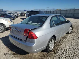 2001 Honda Civic EX with VIN 1HGES25701L024687, listed as a Copart auction lot 72632924 with 201,810 mi miles and Salvage Title. Bid and sale history available at carsss.com. Image 3.