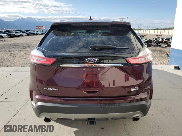 2019 Ford Edge SEL with VIN 2FMPK4J94KBB37047, listed as a Copart auction lot 57286645 with 45,151 mi miles and Salvage title. Bid and sale history available at DreamBid. Image 6.