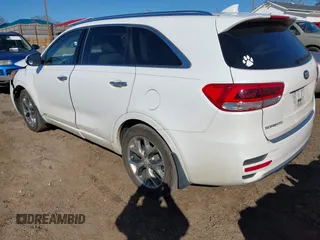 2016 Kia Sorento SX with VIN 5XYPKDA55GG174984, listed as a IAAI auction lot 41216303 with 142,875 mi miles. Bid and sale history available at carsss.com. Image 3.