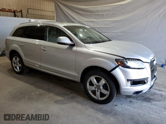 2015 Audi Q7 Premium Plus с VIN WA1LGAFE2FD020456, выставлен на аукционе Copart как лот 56035785 с пробегом 76 520 миль миль и Списание • Salvage title. История ставок и продаж доступна на DreamBid. Изображение 4.
