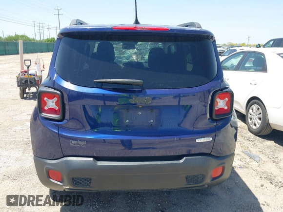 2017 Jeep Renegade Latitude with VIN ZACCJABB0HPG37040, listed as a IAAI auction lot 42082007 with 56,401 mi miles and . Bid and sale history available at DreamBid. Image 16.