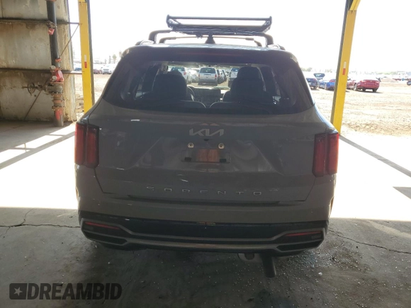 2022 Kia Sorento SX with VIN 5XYRK4LF5NG114859, listed as a Copart auction lot 58361485 with 51,825 mi miles and Salvage title. Bid and sale history available at DreamBid. Image 6.