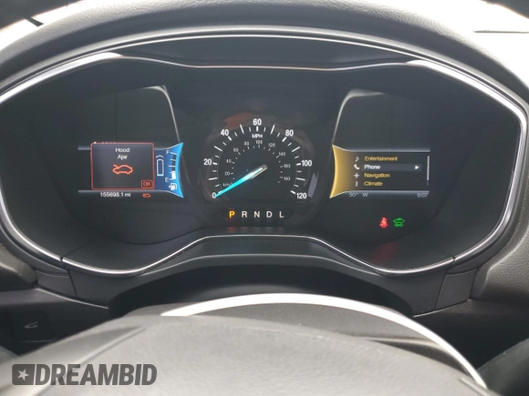 2014 Ford Fusion Titanium with VIN 3FA6P0SU8ER111639, listed as a Copart auction lot 60515425 with 155,698 mi miles and Salvage title. Bid and sale history available at DreamBid. Image 9.