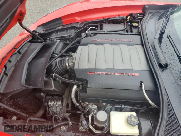 2014 Chevrolet Corvette Z51 1LT with VIN 1G1YH3D75E5127656, listed as a Copart auction lot 75169584 with 0 mi miles and Salvage Title. Bid and sale history available at carsss.com. Image 11.