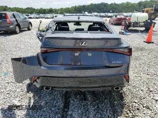 2024 Lexus IS 350 F Sport with VIN JTHBZ1B24R5082333, listed as a Copart auction lot 57138925 with 2,477 mi miles and Salvage title. Bid and sale history available at DreamBid. Image 6.