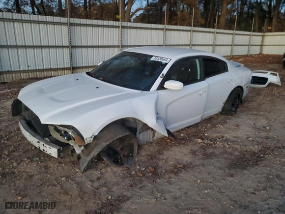 2014 Dodge Charger Police with VIN 2C3CDXAT5EH290097, listed as a Copart auction lot 83330464 with 188,086 mi miles and Salvage Title. Bid and sale history available at carsss.com. Image 1.